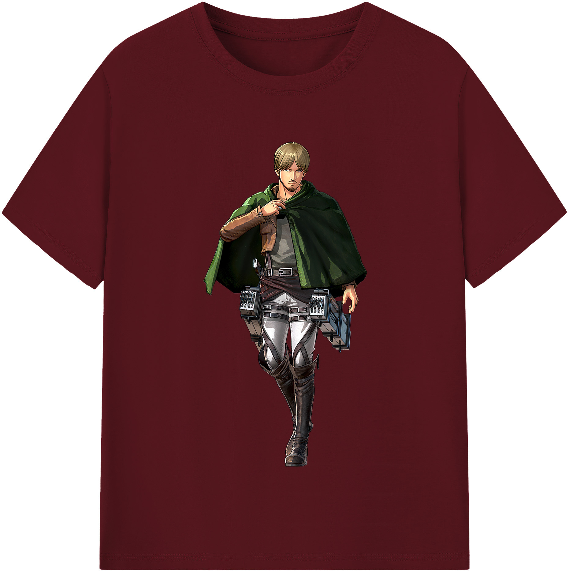 （画像用） 進撃の巨人 ミケ·ザカリアス Attack on Titan Mike Zakarius 綿100％半袖Tシャツ（フロントプリント）